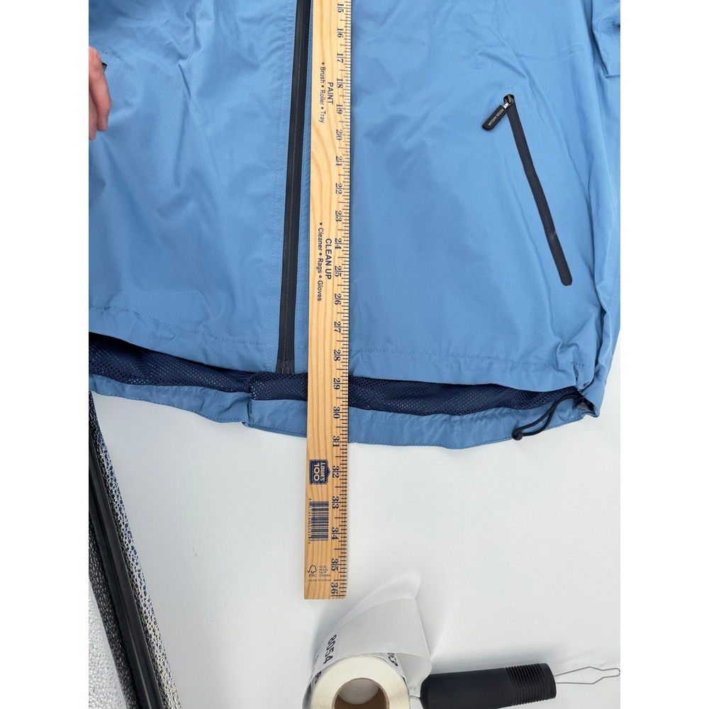 Peter Millar Element 4 Rain Wind Jacket Mens XXL Blue Waterproof Golf Coat - Picture 13 of 16
